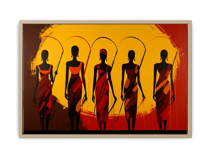 African Women  framed Print