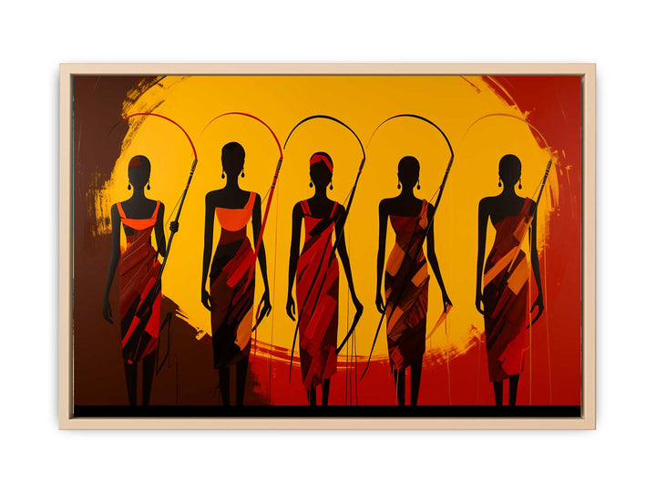 African Women  framed Print