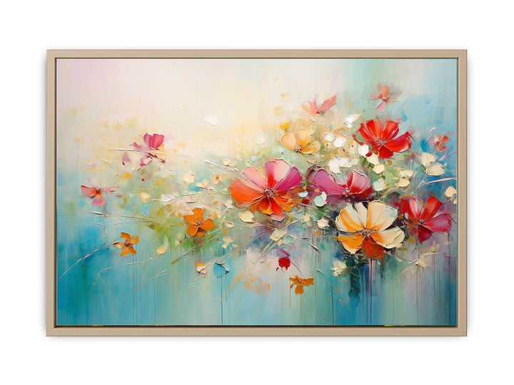 Floral Painting framed Print