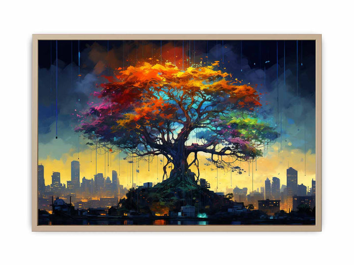 Tree Of Color Fine Art  framed Print