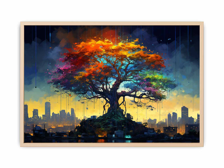 Tree Of Color Fine Art  framed Print