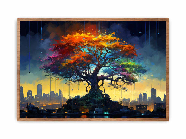 Tree Of Color Fine Art   Painting