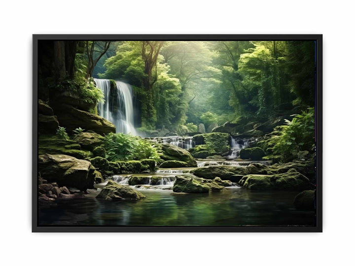 Rainforest Waterfall   canvas Print