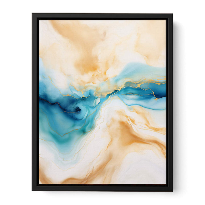 Abstract Watercolor Eyes Art  canvas Print