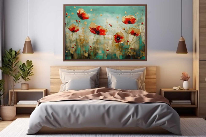 Poppies Floral Painting Art Print