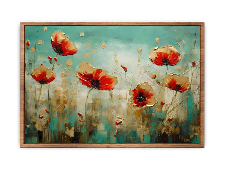 Poppies Floral Painting  