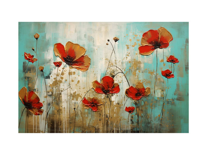 Poppies Floral Art