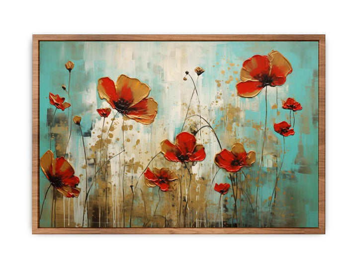 Poppies Floral Art  Painting