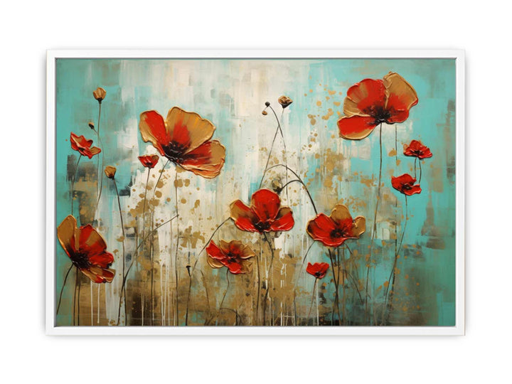 Poppies Floral Art  Painting