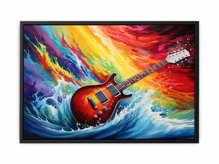 Rainbow Volin Surf Art  canvas Print