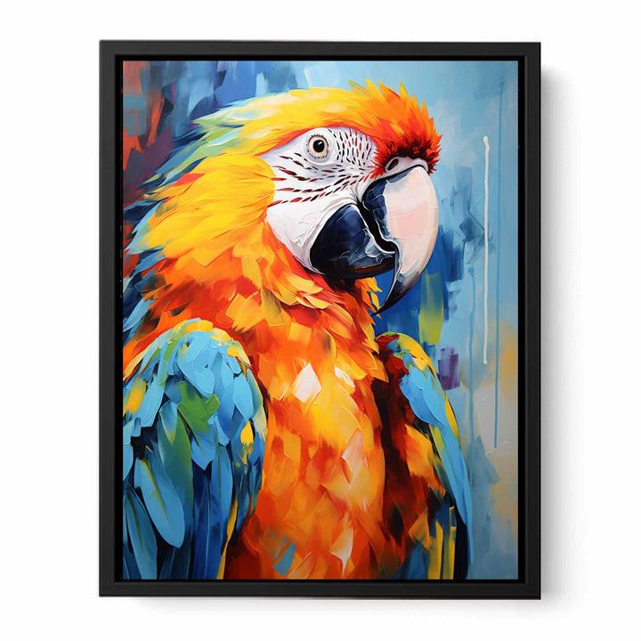 Colorful Parrot Art  canvas Print