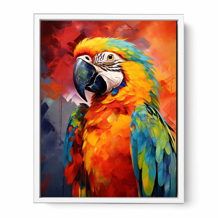 Colorful Parrot Painting  