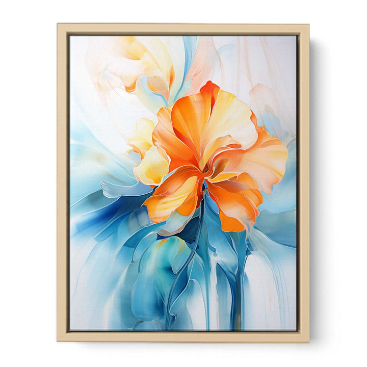 Blue Blossom Painting framed Print