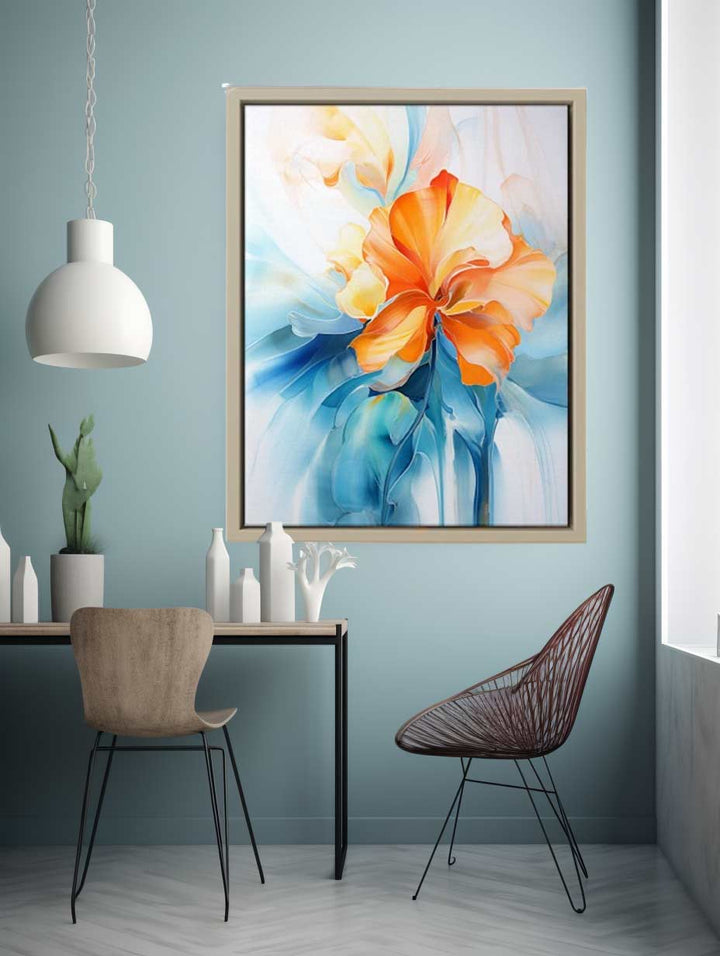 Blue Blossom Painting Art Print