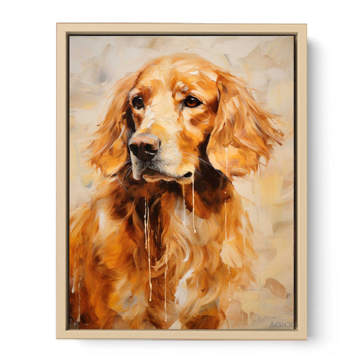 Dog Painting framed Print