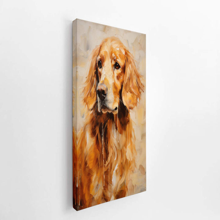 Dog Painting  canvas Print