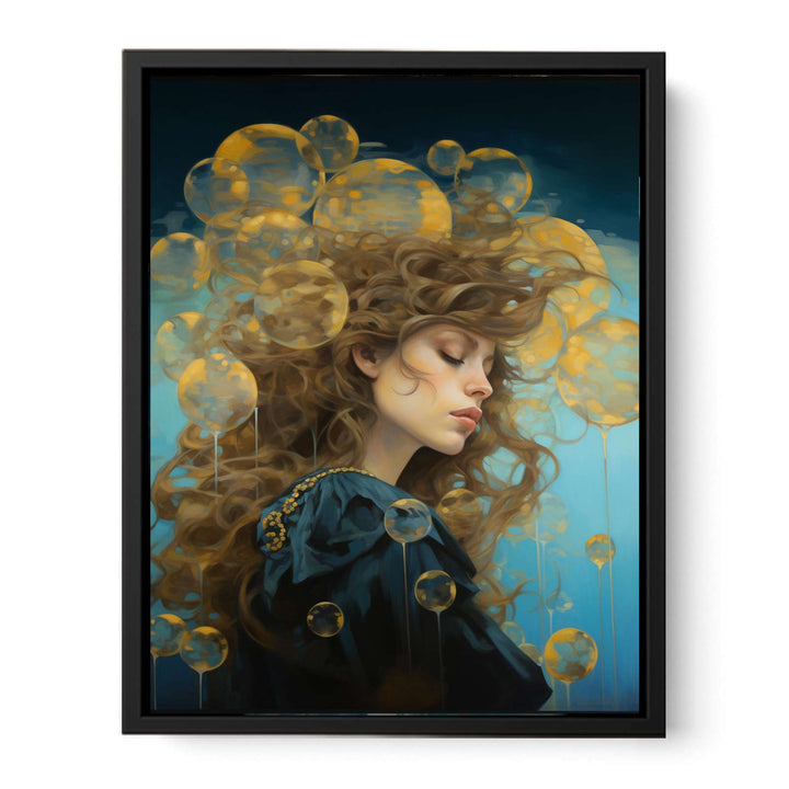 Gold Azure Women  canvas Print