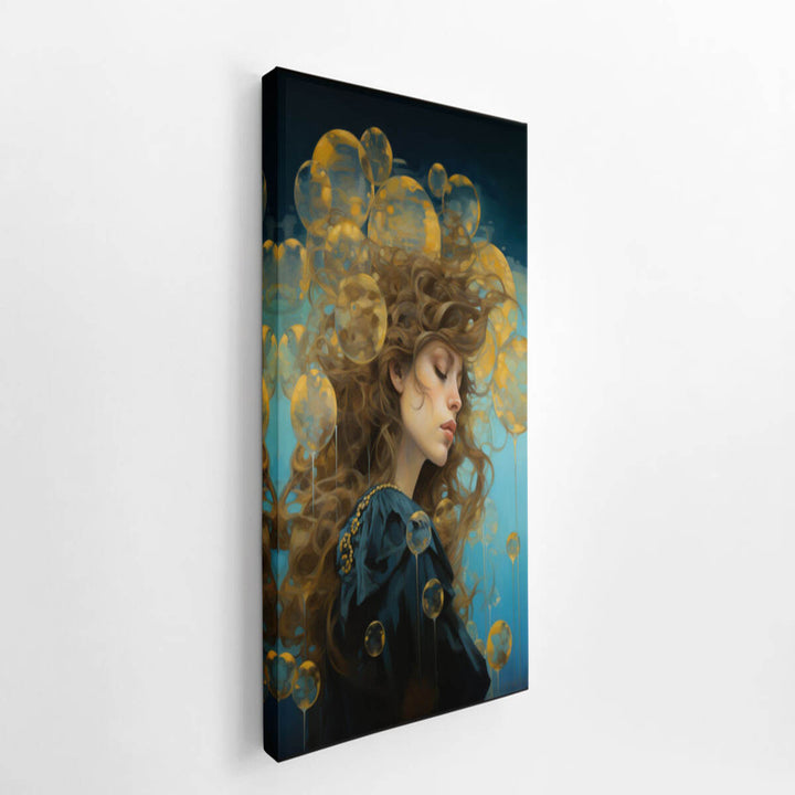 Gold Azure Women  canvas Print