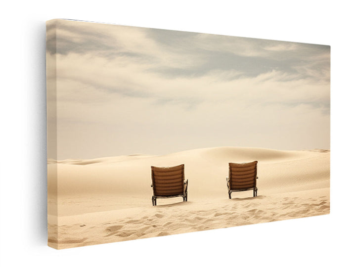 Sand Dunes Art  canvas Print