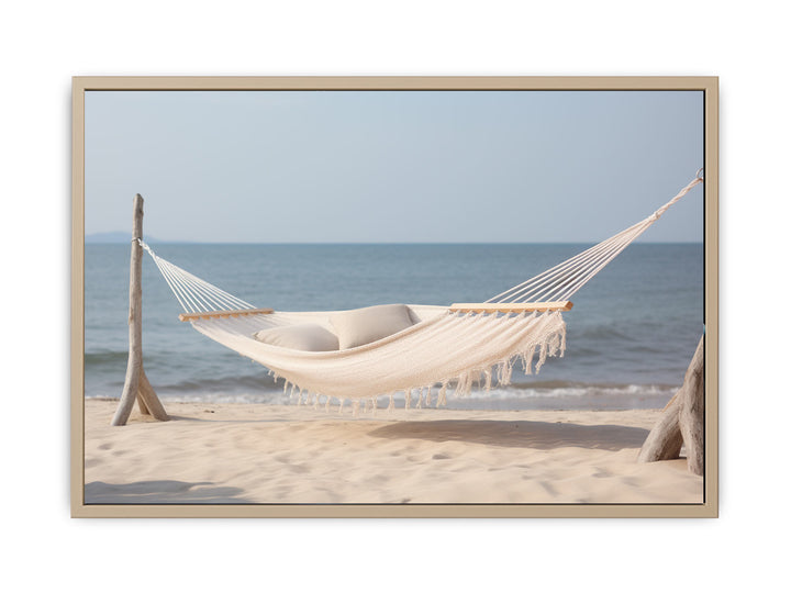 Relax Beach Day framed Print