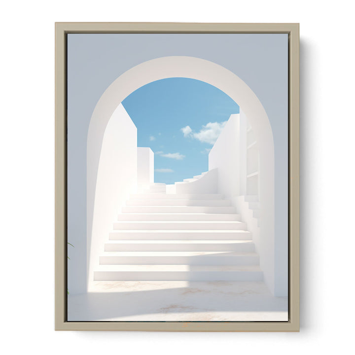 Door To Sky framed Print