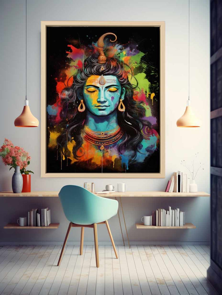 Shiva Painting Art Print