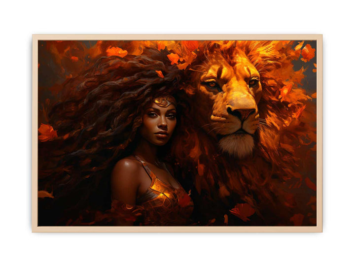 Wild Queen Art framed Print