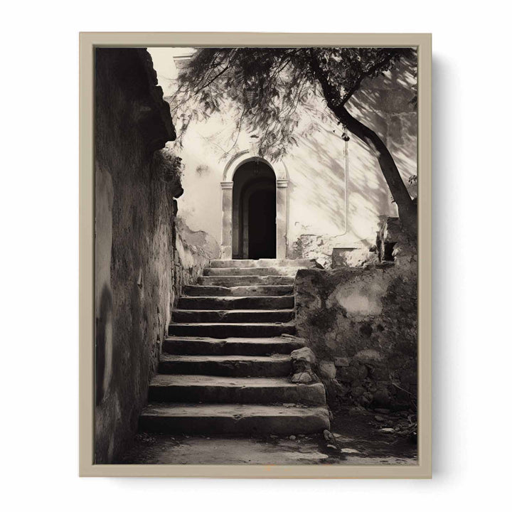 Parisian Steps framed Print