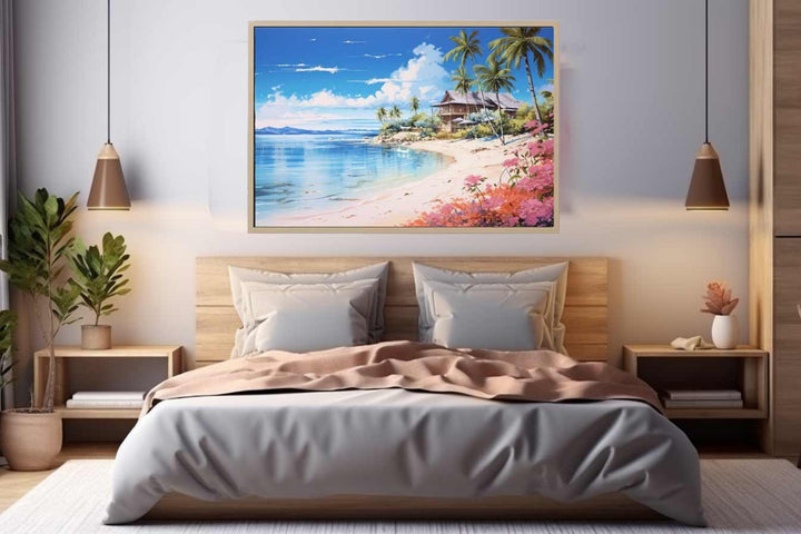 Beach Home Art Print