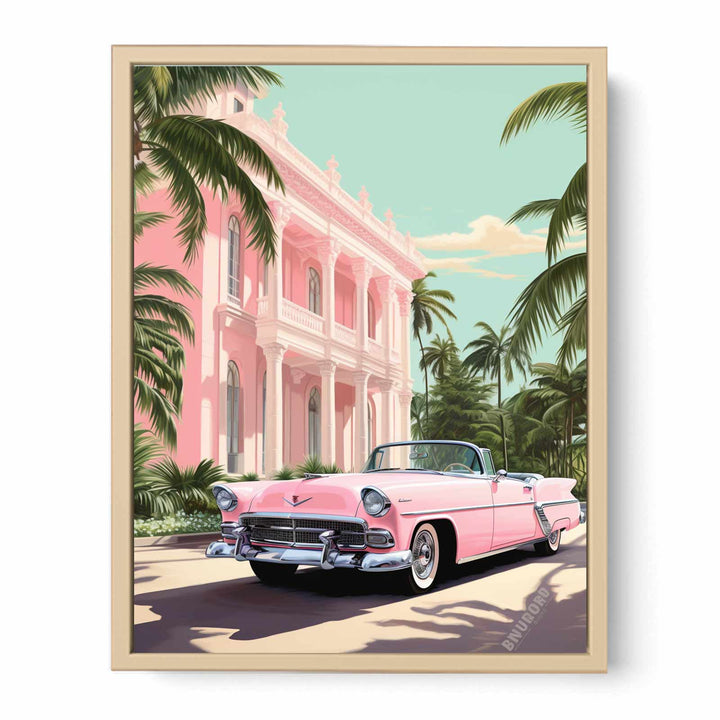 My Vintage Car framed Print