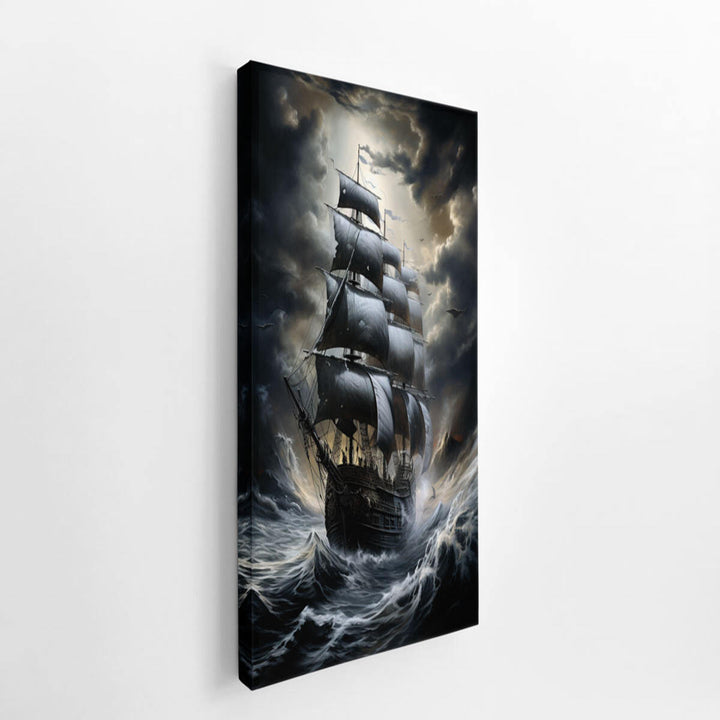 Stormy Ship  canvas Print