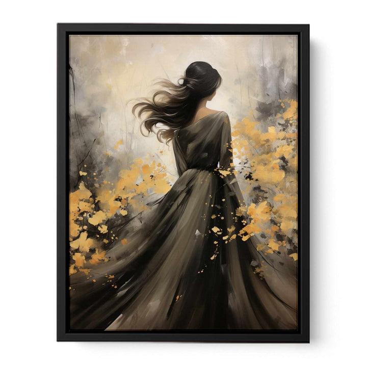 Elegant Back  canvas Print