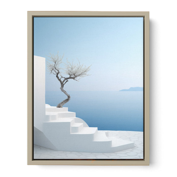 Steps To Sea Art framed Print