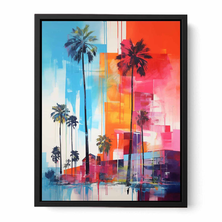 Absract Skyline  canvas Print
