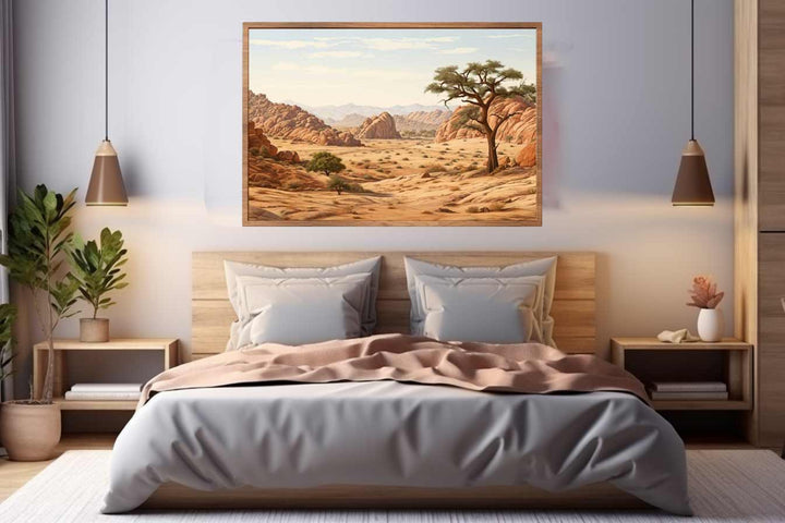 Desert Tree Painting Art Print