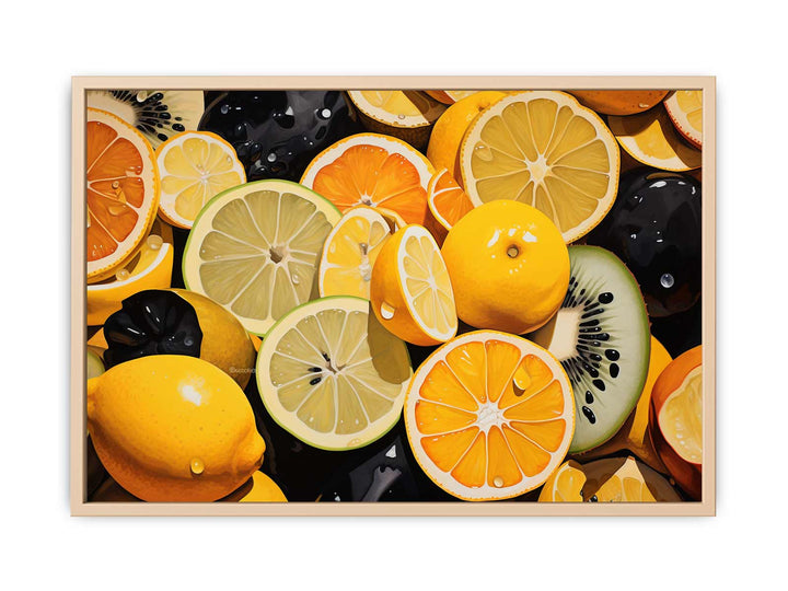 Lemons 2 framed Print