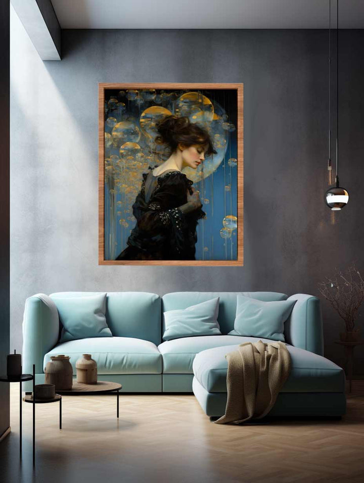 Mystery Women Painting Art Print