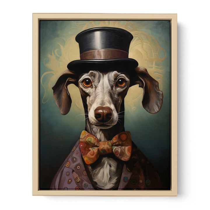 Modern Dog Art framed Print