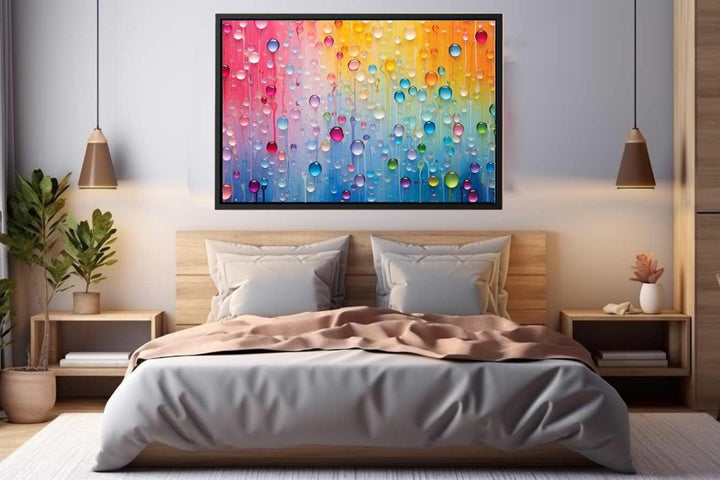 Rain Oil Painting  canvas Print