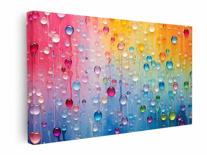 Rain Oil Painting  canvas Print