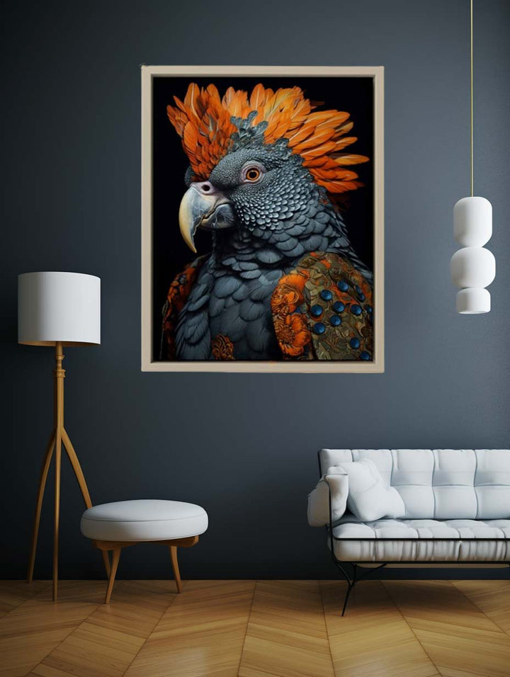 Cockatoo Light Painting Art Print