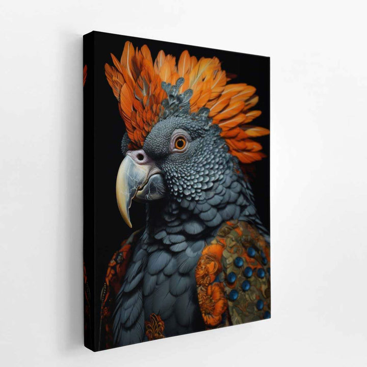 Cockatoo Light Painting  canvas Print