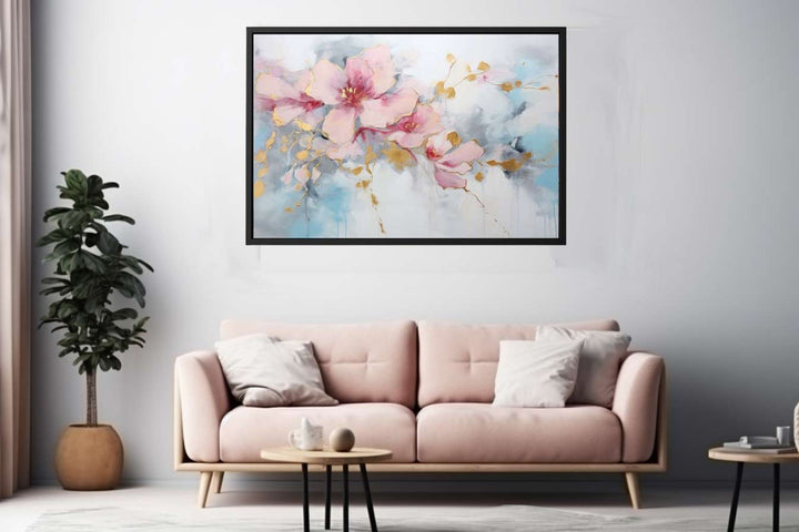 Flower Gold Art  Print