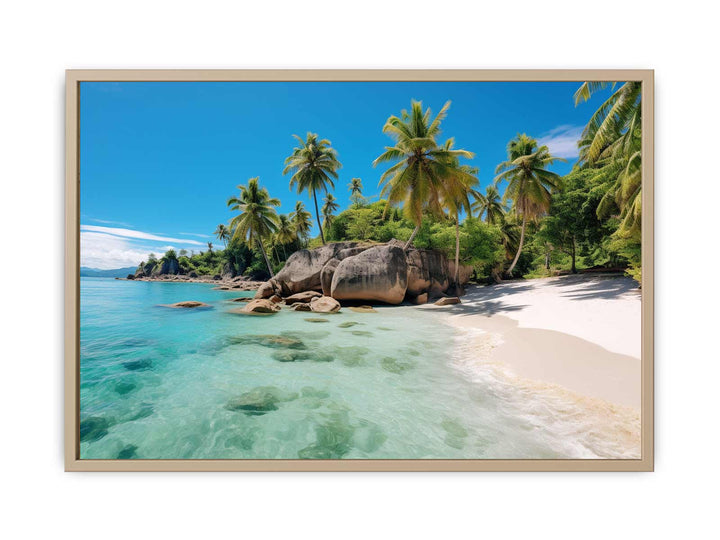 Seychelles Island  framed Print