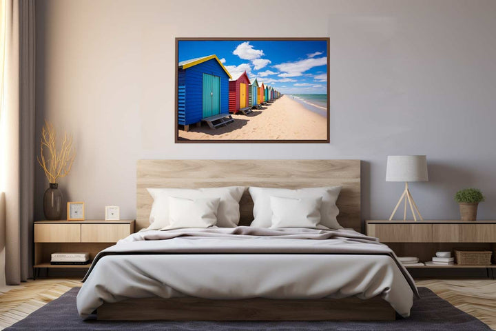 Beach Huts Melbourne Australia  Art Print