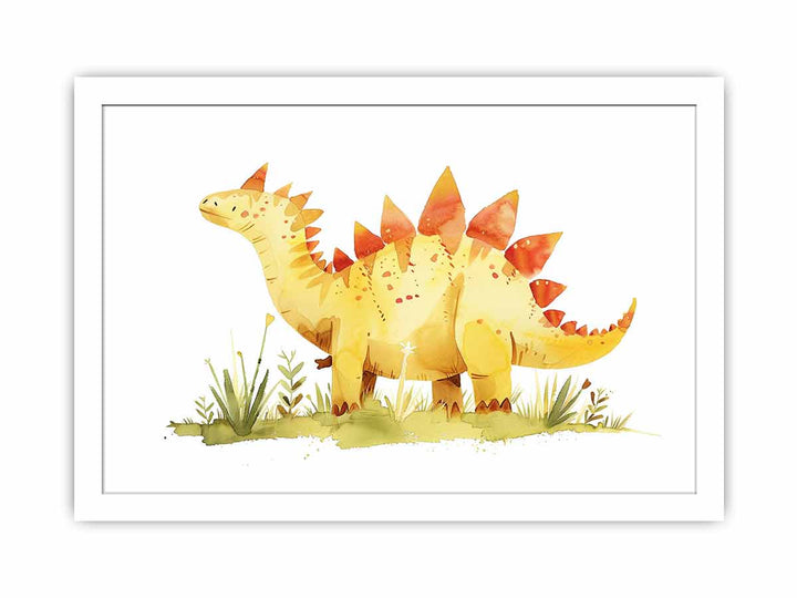 Stegosaurus Streched canvas