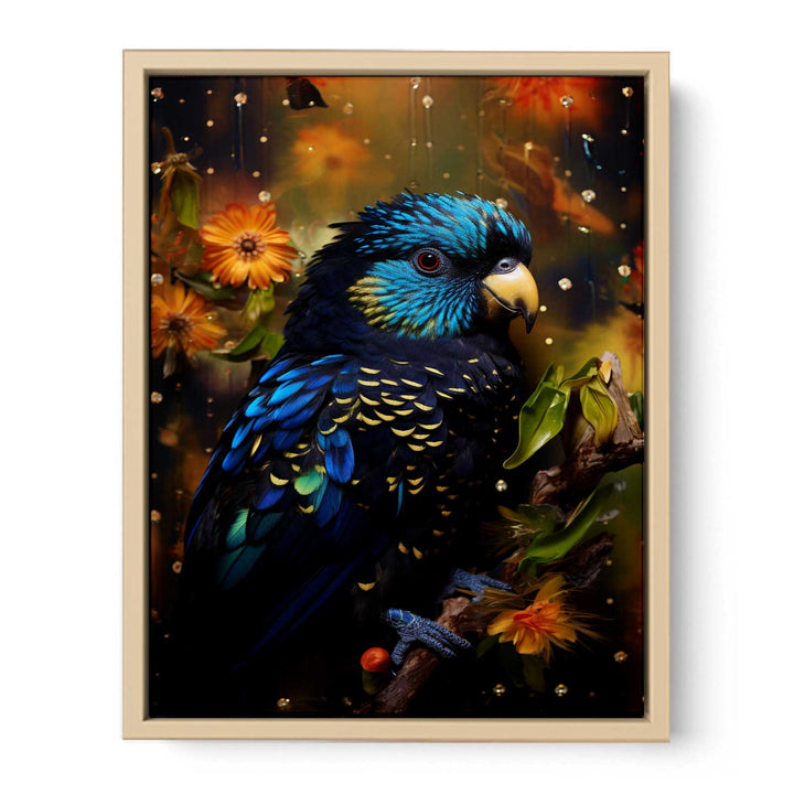 Cockatoo Colorful Painting framed Print