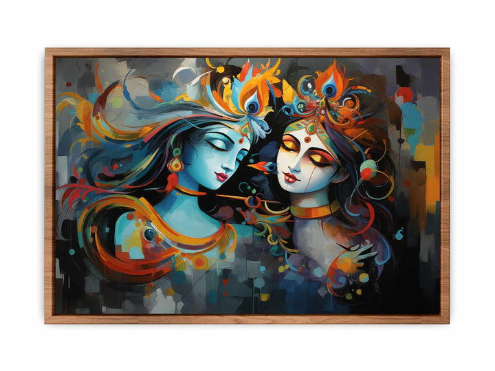 Raha Krishna Love Painting  