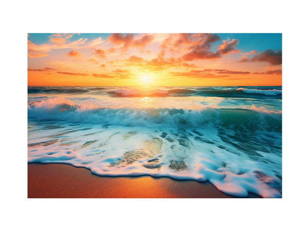 Sunset Beach Painting