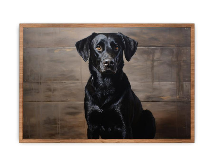 Black Dog Painting 